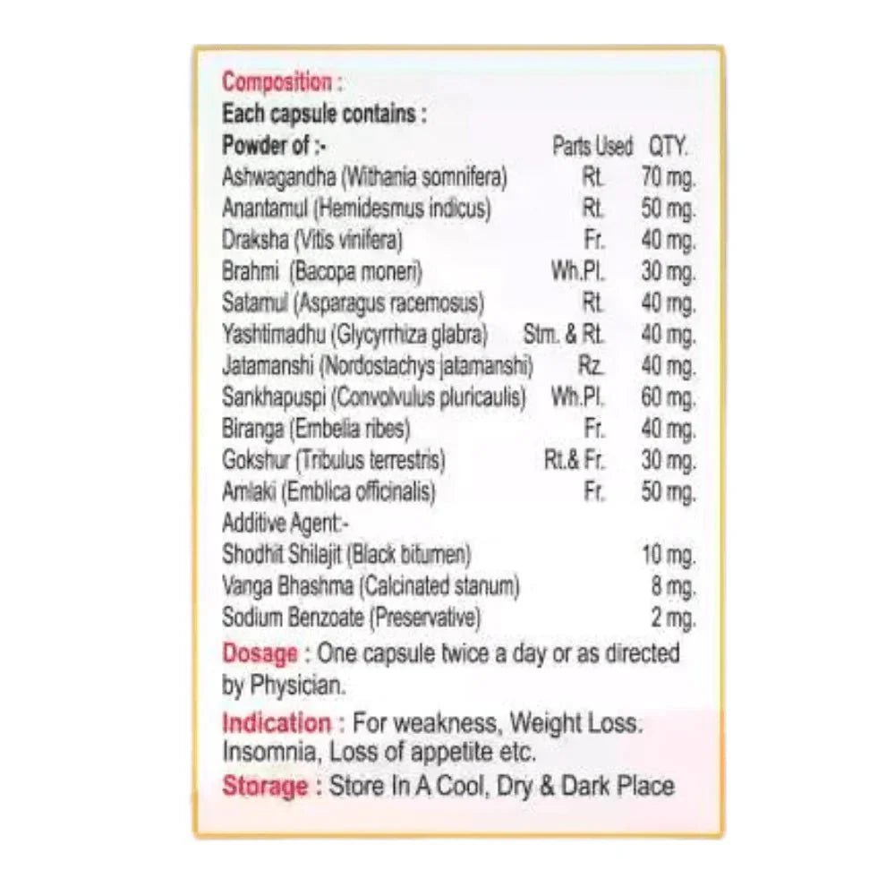 Weight Gainer Energy Health Active Capsule (pack of 2) - HEALTH AIM PHARMACY