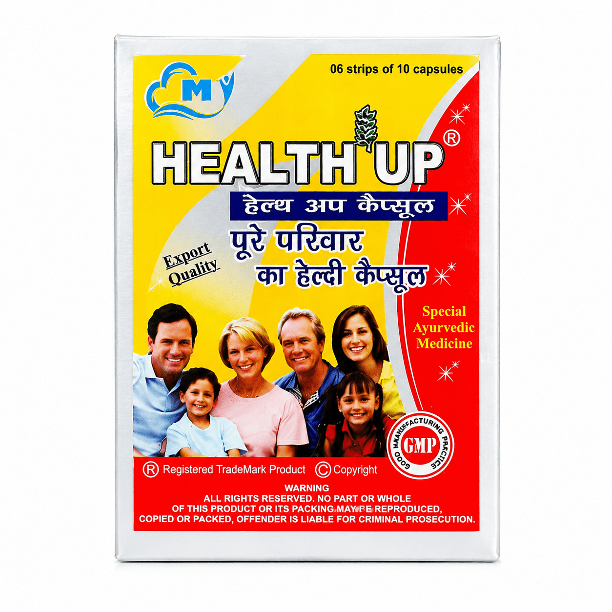 Weight Gainer Health Up Capsule for Healthy Life | Pack of 3 - HEALTH AIM PHARMACY
