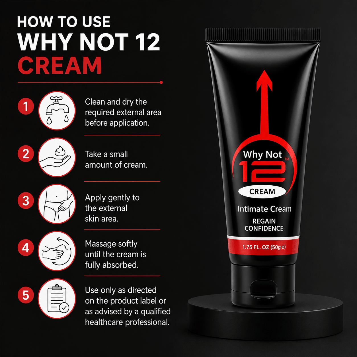 Why Not 12" Cream - HEALTH AIM PHARMACY