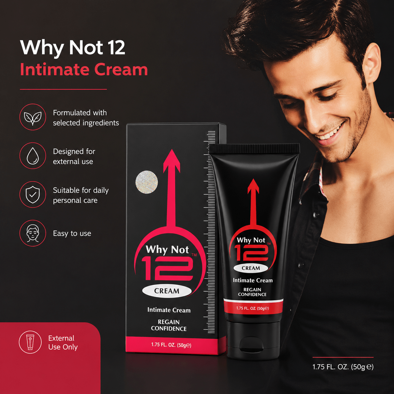 Why Not 12" Cream - HEALTH AIM PHARMACY