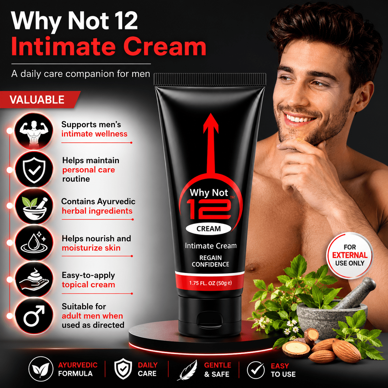 Why Not 12" Cream - HEALTH AIM PHARMACY