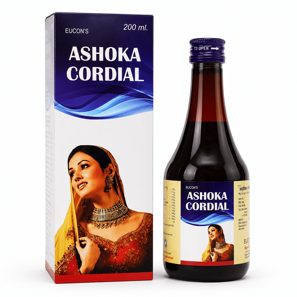 Women's Health Care Combo Pack: Ayurvedic ASHOKA Cordial Syrup & Leucon Capsule - 200ml + 30Caps - HEALTH AIM PHARMACY