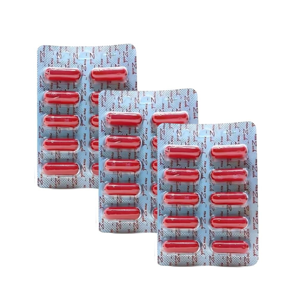Xtra Zosh Capsules for Erectile dysfunction (pack of 3) - HEALTH AIM PHARMACY