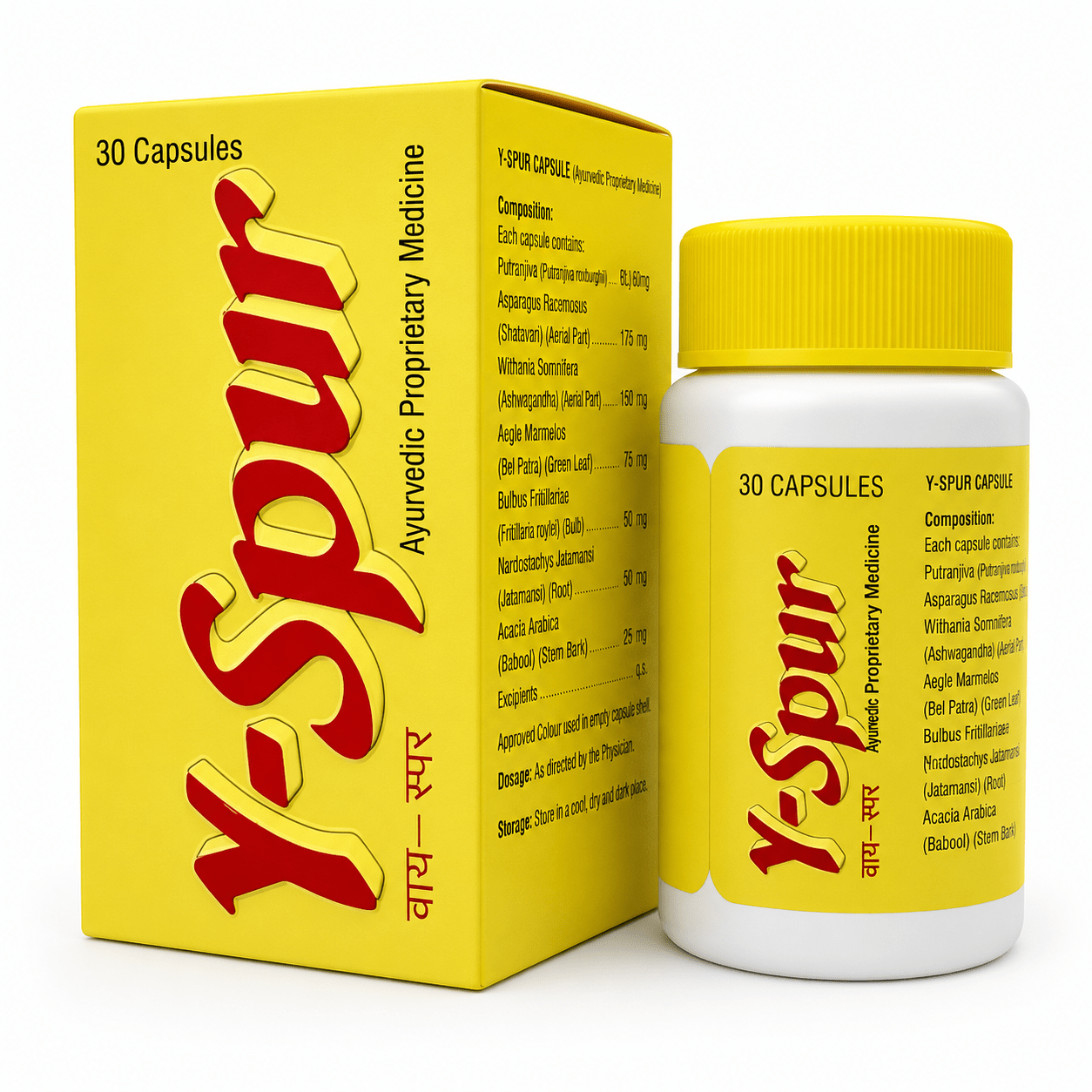 Y-Spur Capsule for Man Health | 30 Capsule - HEALTH AIM PHARMACY