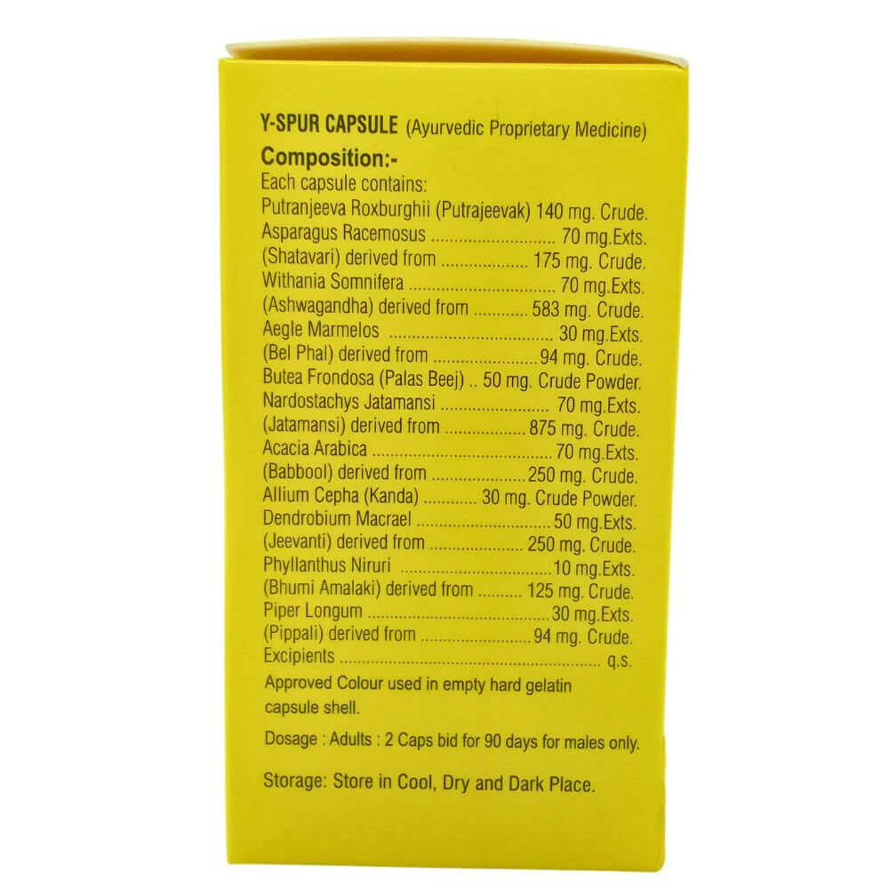 Y - Spur capsule & Health Aim Capsule (combo) - HEALTH AIM PHARMACY