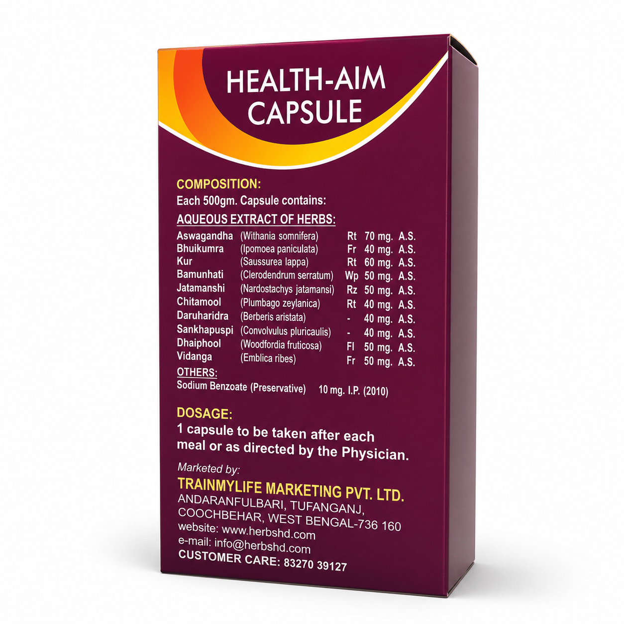 Y-Spur capsule & Health Aim Capsule (combo) - HEALTH AIM PHARMACY