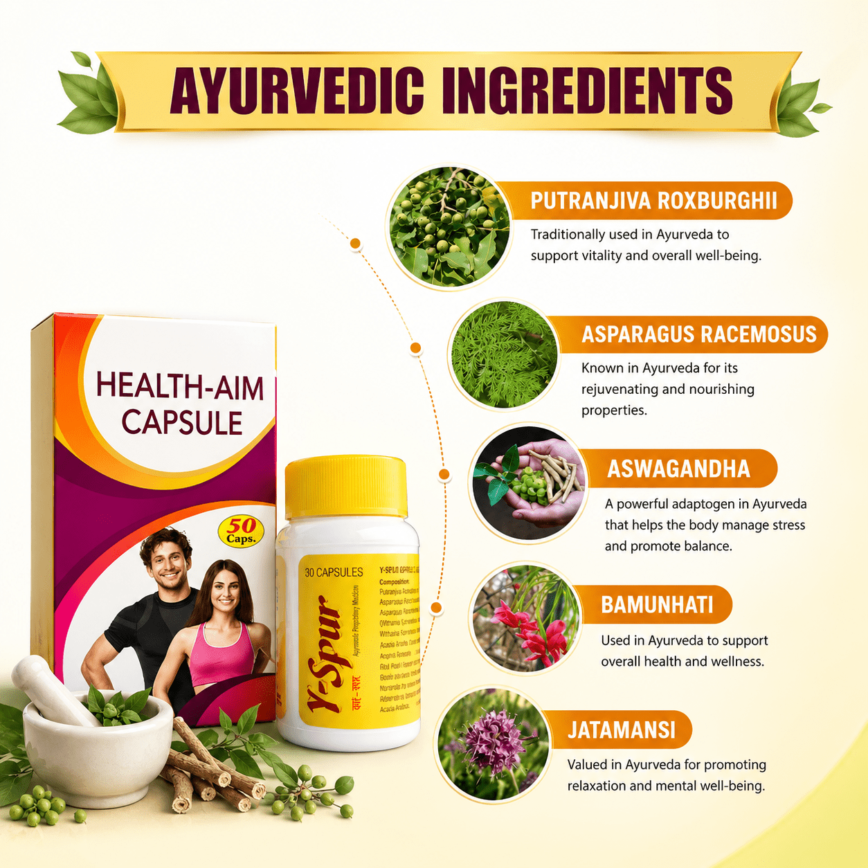 Y-Spur capsule & Health Aim Capsule (combo) - HEALTH AIM PHARMACY