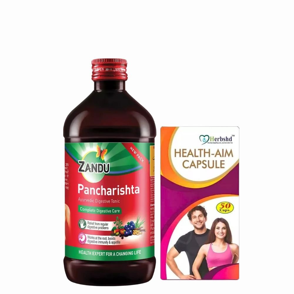 ZANDU Pancharishta Tonic & Health aim capsule (combo) - HEALTH AIM PHARMACY