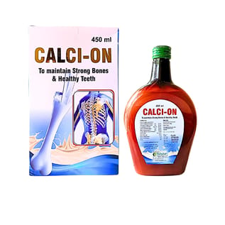 Ayurvedic CALCI-ON Syrup for Calcium (pack of 2)