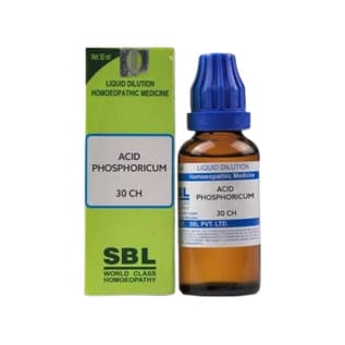 হোমিওপ্যাথি SBL Acidum Phosphoricum Dilution 30 CH কিনুন