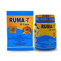 Ayurvedic Ruma-t 30'Capsule &Pain-QR 100ml Oil.