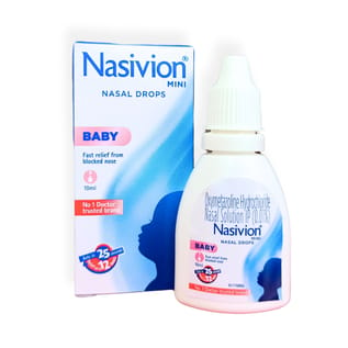 नेसिवियन मिनी बेबी 0.01% नेज़ल ड्रॉप्स