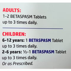 Betaspasm 10'Tablet