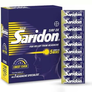 New Saridon Tablet for Fast Headache Relief