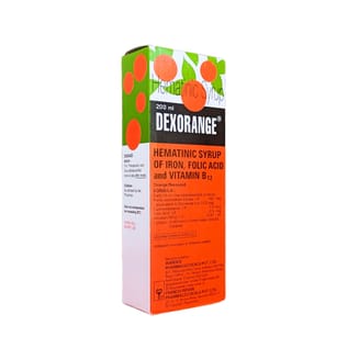 Dexorange Hematinic Syrup with Iron, Folic Acid & Vitamin B12