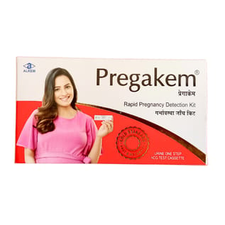Pregakem Pregnancy Detection Test Kit 1's