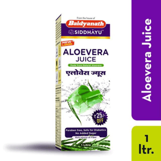 Baidyanath Aloe Vera Juice with Pulp | For Digestive Health